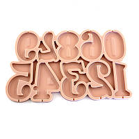 Форма силіконова для льодяників Цифри від 0-9