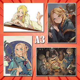 Плакати А3 Delicious in Dungeon / Підземелля смакоти