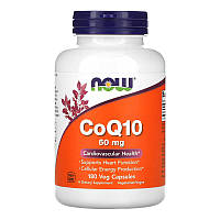 Коензим Q10 NOW CoQ10 60 mg (180 вега-капс)