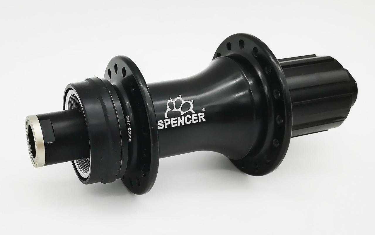 Втулка задня Spencer Gravel 32 шт. пром. 8-11шв, 12мм чорний (PIAI88), фото 1