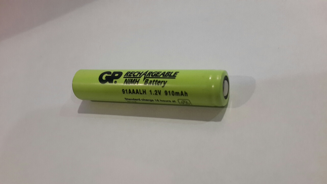 Акумулятор технічний GP 91AAALH 1.2 V 910mAh (Ni-Mh)