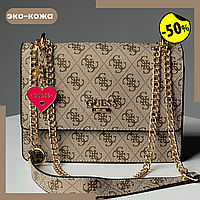 Guess Mini Bag White Сумка guess mini Guess mini bag Женская сумка guess bag Guess bag Сумки GUESS vip