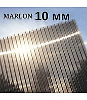 Сотовый ячеистый поликарбонат 10 мм бронза Marlon Марлон поликарбонатные листы 2100*6000 мм, 2100*12000 мм