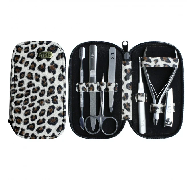 Манікюрний набір 7 предметів SPL 77502R Леопардовий, фото 1