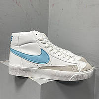 Nike | Blazer Blazer Mid White Blue Logo 40 m sale