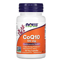 Коензим Q10 NOW CoQ10 100 mg (30 вега-капс)