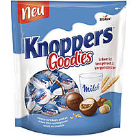 Knoppers Goodies Вафельні кульки з начинкою з молочного і горіхового крему в молочному шоколаді 180g