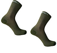 Водонепроницаемые носки Dexshell Ultra Thin Crew OG, размер S, цвет хаки