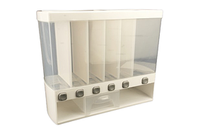 Диспенсер багатофункціональний для пластівців, круп та бобових Helios 6 контейнерів 383 MD-A