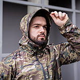 Куртка тактична військова Grifon мультикам ріп-стоп (вафелька) Fielo ЧСМ літо, фото 9