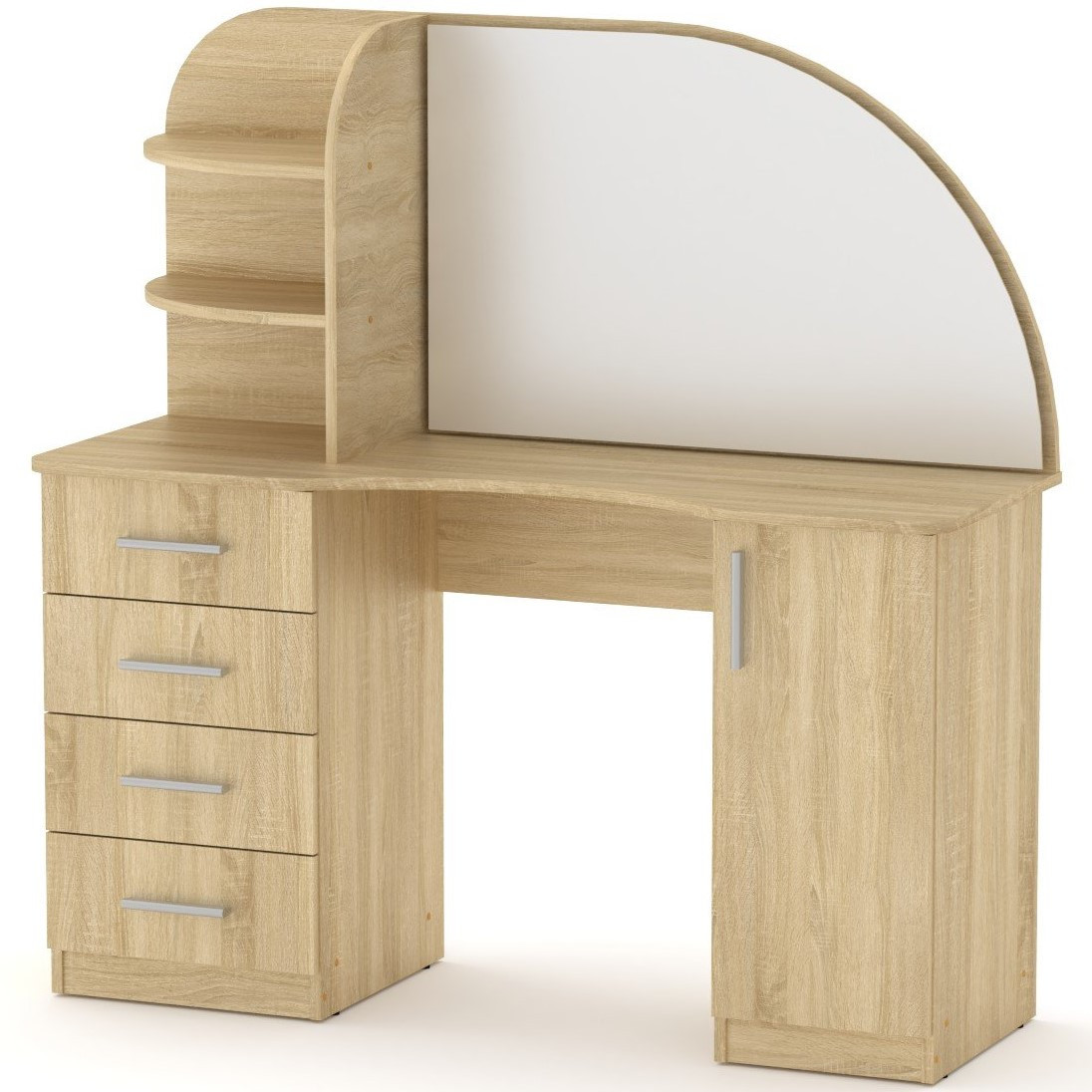 Трюмо-6 дуб сонома Компаніт (130х46х130 см), фото 1