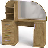 Трюмо-6 вільха Компаніт (130х46х130 см), фото 8