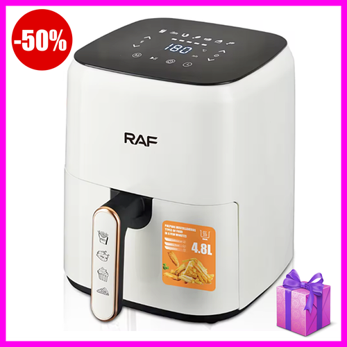 Аэрофритюрница без масла RAF R.5362 4.8л 1500Вт, Цифровая мощная ...