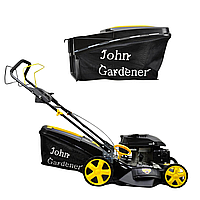 Мощная бензиновая газонокосилка John Gardener G8305, косилка премиум качества для стрижки газона