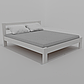 Двоспальне ліжко (дерево) Класик 160х190 Білий, фото 2