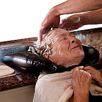 Надувная подушка подголовник подставка для мытья волос для пожилых людей и инвалидов
