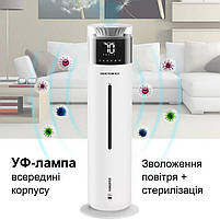 Антибактеріальний зволожувач повітря ультразвуковий на 10л для дому Doctor-101 Zeus з УФ-лампою, фото 4