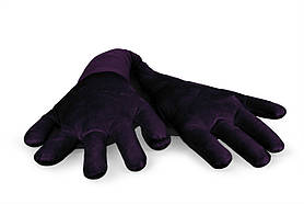 Подушка декоративна Руки обіймашки фіолетові