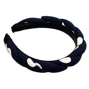 Обруч для волос "Braid hoop blue" (077468)