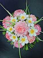 Букет мильних квітів Оригінальний подарунок Мильні композиції Мило ручної роботи