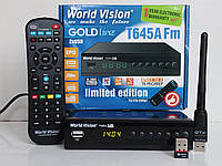 Новинка.Ресивер цифровой Т2 тюнер WorldVision T645А FM + YouTube+Megogo+TikTok + IPTV + AC3+WiFi адаптер.