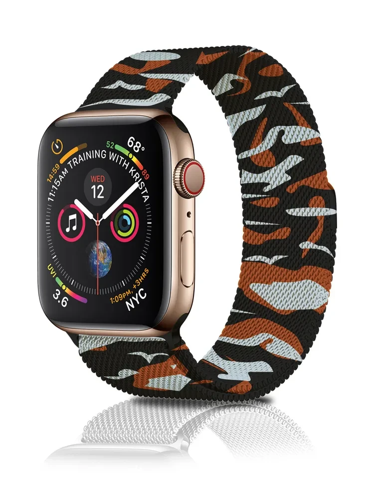 Ремінець XOKO Milanese для Apple Watch  42/44/45/49мм Khaki Orange