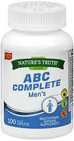 Мужские витамины Nature's Truth ABC Complete Men's 100 капсул Daily Formula one a day optimen