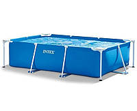 Бассейн каркасный прямоугольный "Rectangular Frame Pool" 260х160х65 см, Intex (28271)