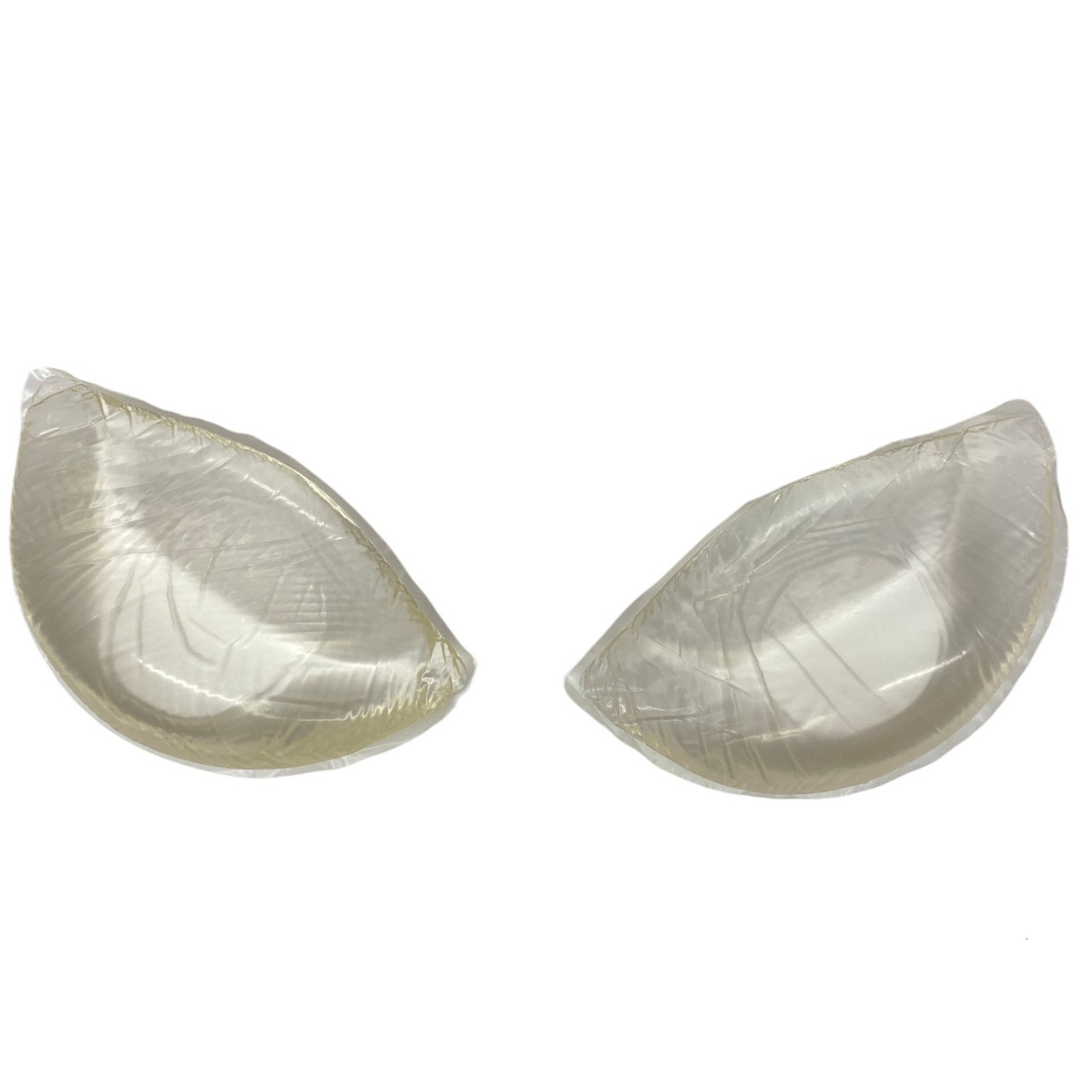 Вкладиші силіконові пушап 12,5*7*2,5см прозорі пуш ап у бюстгальтер купальник, фото 1