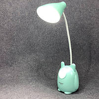 Настольная лампа TaigeXin LED TGX 792, Настольная лампа на гибкой ножке, лампа сенсорная. OM-622 Цвет: зеленый