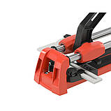 Плиткоріз ручний з 2 напрямними (L= 120cм) різець Ø= 22x6x6 мм (макс. товщина 14мм) кут 0-45° Yato YT-37002, фото 3