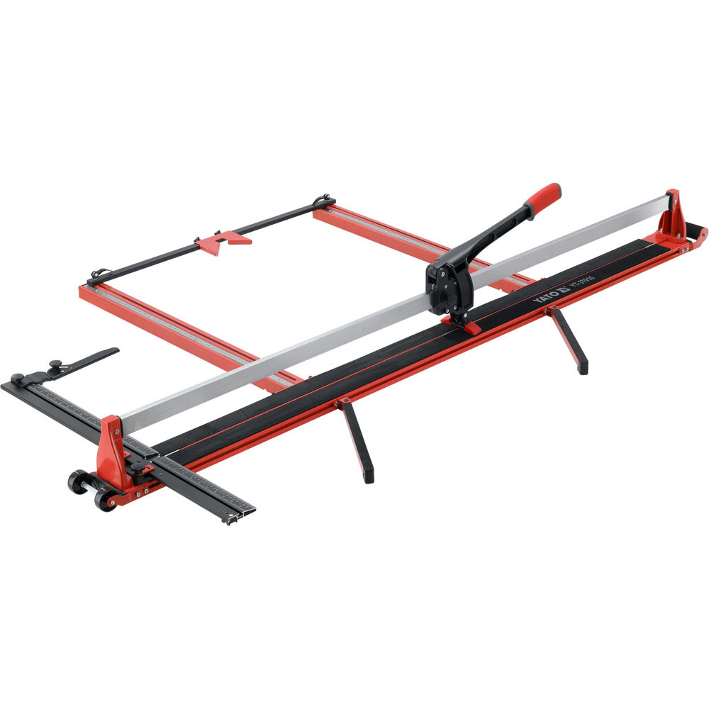 Плиткоріз ручний з 1 напрямною (L= 165cм) різець Ø= 22x6x6 мм (макс. товщина 14мм) кут 0-45° Yato YT-37010, фото 1