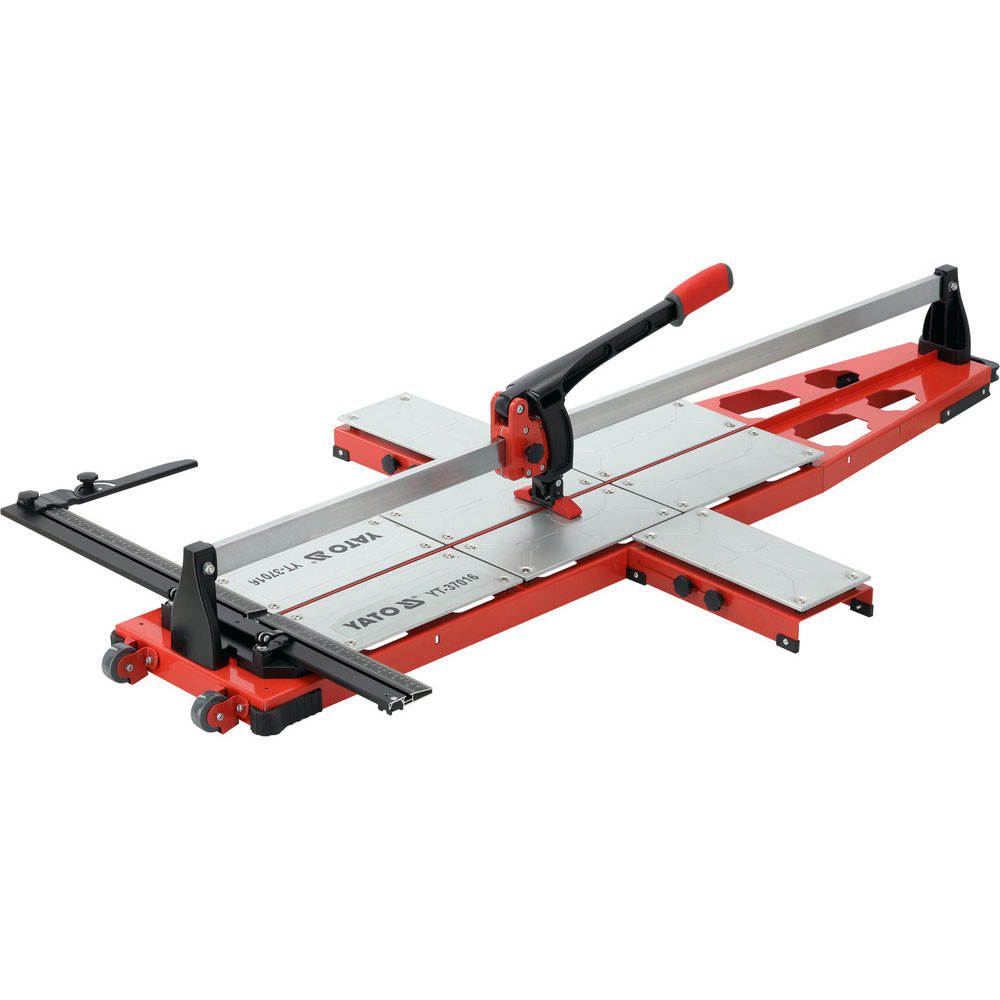 Плиткоріз ручний з 1 направляючою (L=130cм) 2 різці Ø= 22x6x6 мм (макс. товщина 14мм) кут 0-60° Yato YT-37016, фото 1