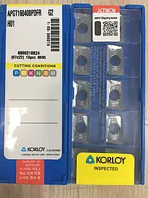 APGT160408 K01 (кол.метал) Пластина фрезерна