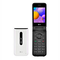 Телефон раскладушка LG Y120K GSM 2G 1470 mAh 2.8" экран белый