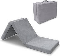 Складной матрас для напольной кроватки толщиной 10 см, гостевая кровать со съемным чехлом и подкладкой