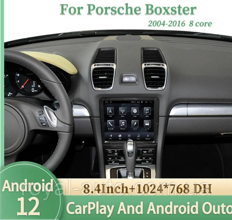 Мультимедіа Android Porsche Boxster Прше Бокстер магнітолу монітор головний пристрій, фото 1