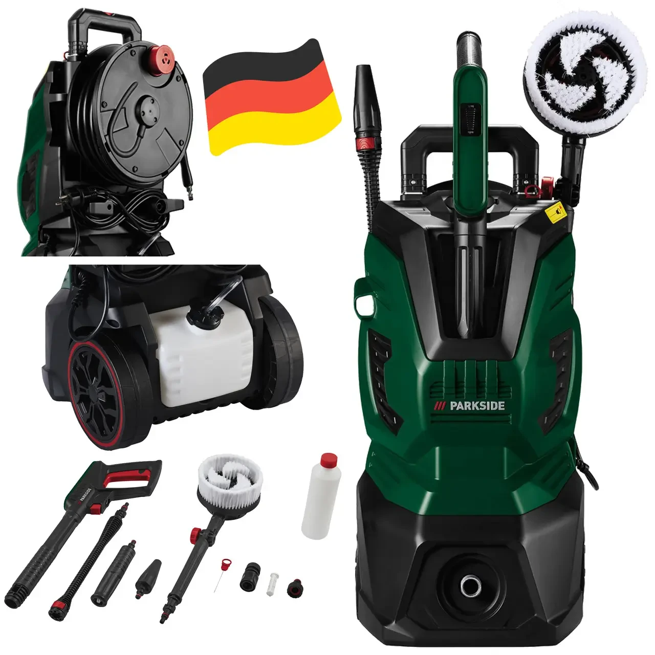 Мийка високого тиску, автомийка Parkside PHD 170 D2 (2400 Вт, 170 барів, 500 л/год, Німеччина)