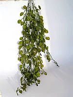 Искусственная зелень. Ветка латексного фикуса ампельная. 95 см.