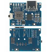 Модуль заряджання літієвих батарей, 4,5-5,5В/0-2,1А — 5В/2,4А — Type-C