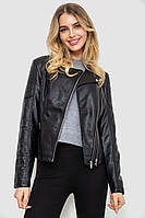 Куртка женская из экокожа, цвет черный, размер S FA_009729