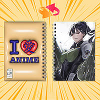 Блокнот на пружині в клітинку 48 арк. Kaiju No. 8 / Кайдзю 8 02