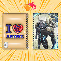 Блокнот на пружині в клітинку 48 арк. Kaiju No. 8 / Кайдзю 8 03