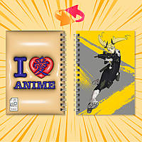 Блокнот на пружині в клітинку 48 арк. Kaiju No. 8 / Кайдзю 8 06