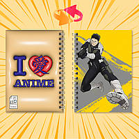 Блокнот на пружині в клітинку 48 арк. Kaiju No. 8 / Кайдзю 8 07