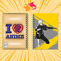 Блокнот на пружині в клітинку 48 арк. Kaiju No. 8 / Кайдзю 8 09