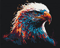 Картина за номерами «Полум'яний орел», в термопакеті 40*50см, ТМ Brushme, Україна
