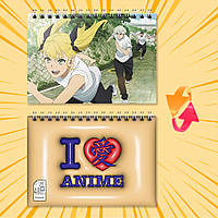 Блокнот на пружині в клітинку 48 арк. Kaiju No. 8 / Кайдзю 8 15