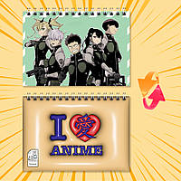 Блокнот на пружині в клітинку 48 арк. Kaiju No. 8 / Кайдзю 8 19