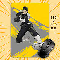 Килимок для мишки А4 - 210x290 мм Kaiju No. 8 / Кайдзю 8 007